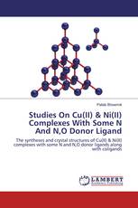 Studies On Cu(II) & Ni(II) Complexes With Some N And N,O Donor Ligand