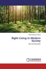 Right Living in Modern Society
