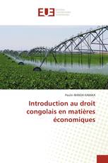 Introduction au droit congolais en matières économiques