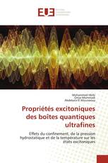 Propriétés excitoniques des boîtes quantiques ultrafines