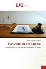 Évolution du droit pénal