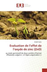 Evaluation de l’effet de l’oxyde de zinc (ZnO)