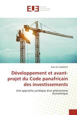 Développement et avant-projet du Code panafricain des investissements