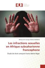 Les infractions sexuelles en Afrique subsaharienne francophone