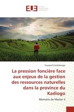 La pression foncière face aux enjeux de la gestion des ressources naturelles dans la province du Kadiogo