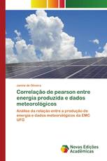 Correlação de pearson entre energia produzida e dados meteorológicos