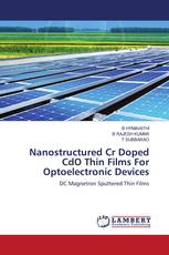 Nanostructured Cr Doped CdO Thin Films For Optoelectronic Devices