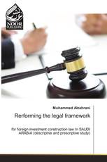 Rerforming the legal framework