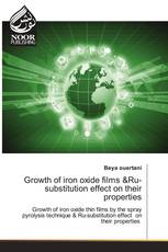 Growth of iron oxide films &Ru-substitution effect on their properties