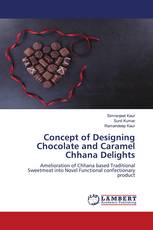 Concept of Designing Chocolate and Caramel Chhana Delights