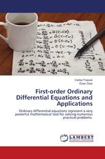 First-order Ordinary Differential Equations and Applications
