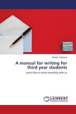 A manual for writing for third year students