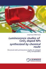 Luminescence studies of CeO2 doped NPs synthesized by chemical route