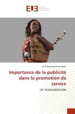 Importance de la publicité dans la promotion de service