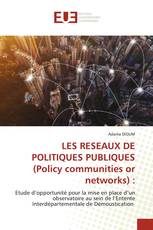 LES RESEAUX DE POLITIQUES PUBLIQUES (Policy communities or networks) :