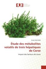 Étude des métabolites volatils de trois hépatiques de Corse