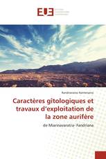 Caractères gîtologiques et travaux d’exploitation de la zone aurifère