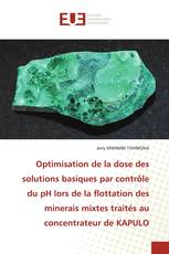 Optimisation de la dose des solutions basiques par contrôle du pH lors de la flottation des minerais mixtes traités au concentrateur de KAPULO