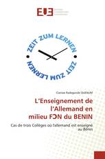 L’Enseignement de l’Allemand en milieu FↃN du BENIN