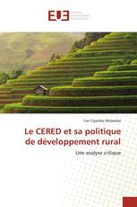 Le CERED et sa politique de développement rural