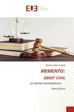 MEMENTO: DROIT CIVIL