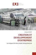 CREATION ET DEVELOPPEMENT D'ENTREPRISE