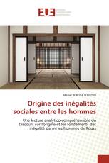 Origine des inégalités sociales entre les hommes