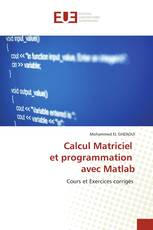 Calcul Matriciel et programmation avec Matlab