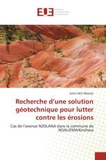 Recherche d’une solution géotechnique pour lutter contre les érosions