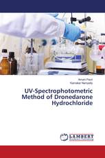 UV-Spectrophotometric Method of Dronedarone Hydrochloride