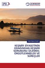 KEŞMİR SİYASETİNİN ODAĞINDAN KEŞMİR SORUNUNU İZLEMEK; ÖRGÜTLENMELER VE SÜREÇLER