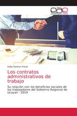 Los contratos administrativos de trabajo