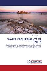 WATER REQUIREMENTS OF ONION