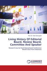 Living History Of Editorial Board, Review Board, Committee And Speaker