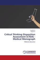 Critical Thinking Disposition Assessment (CTDA) - Medical Monograph