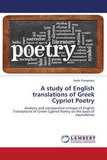 A study of English translations of Greek Cypriot Poetry