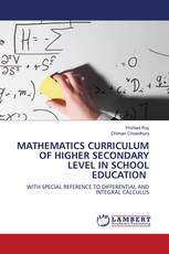 MATHEMATICS CURRICULUM OF HIGHER SECONDARY LEVEL IN SCHOOL EDUCATION