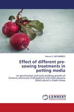 Effect of different pre-sowing treatments in potting media