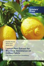 Lemon Peel Extract for Microbial Resistance on Cotton Fabric