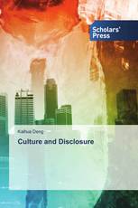 Culture and Disclosure