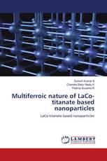 Multiferroic nature of LaCo-titanate based nanoparticles