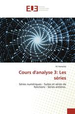 Cours d'analyse 3: Les séries