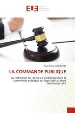 LA COMMANDE PUBLIQUE