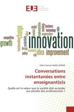 Conversations instantanées entre enseignant(e)s