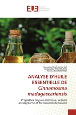 ANALYSE D’HUILE ESSENTIELLE DE Cinnamosma madagascariensis
