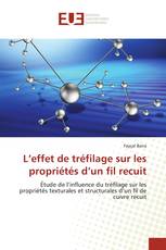 L’effet de tréfilage sur les propriétés d’un fil recuit