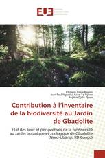 Contribution à l’inventaire de la biodiversité au Jardin de Gbadolite