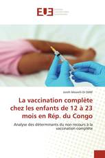 La vaccination complète chez les enfants de 12 à 23 mois en Rép. du Congo