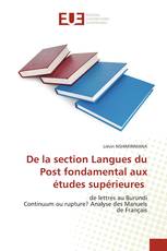 De la section Langues du Post fondamental aux études supérieures