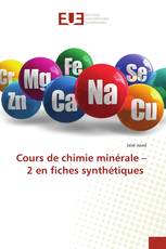 Cours de chimie minérale – 2 en fiches synthétiques
